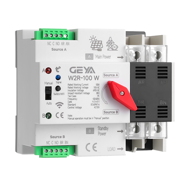 W2R-W型WIFI智能款雙電源自動轉(zhuǎn)換開關(guān)ATS